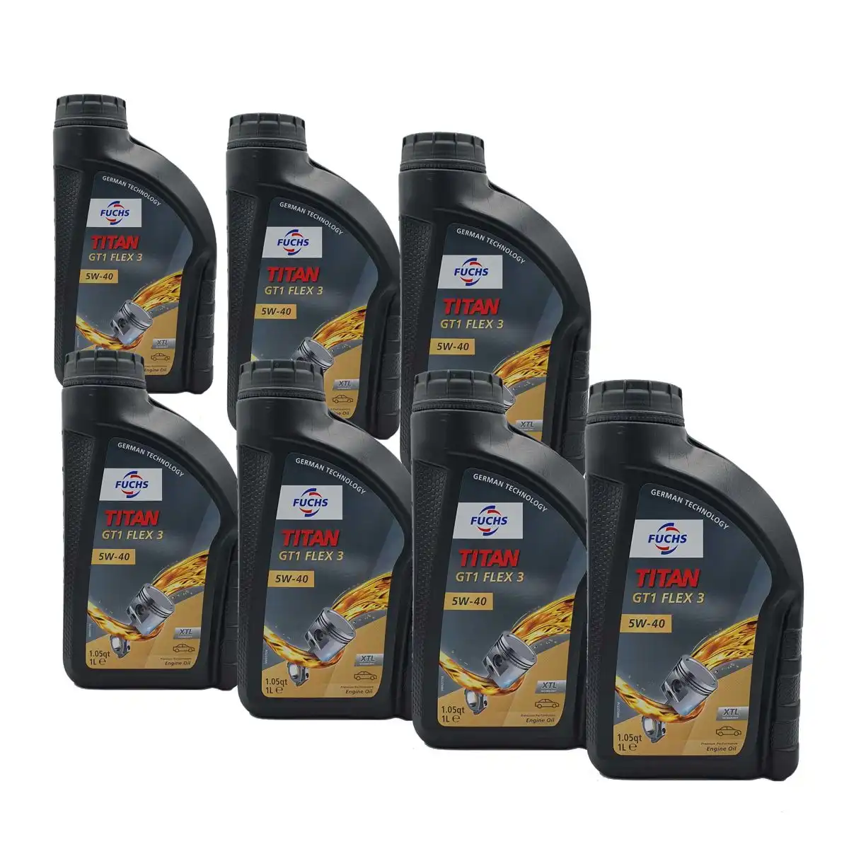 Fuchs Titan GT1 Flex 3 5W-40 7x1 Liter