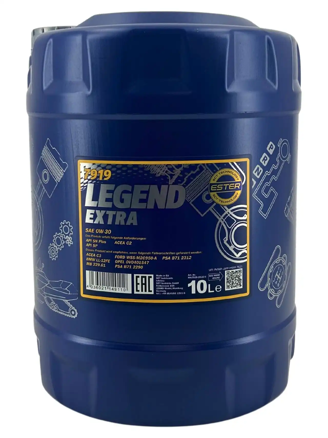 Mannol Legend Extra 0W-30 10 Liter