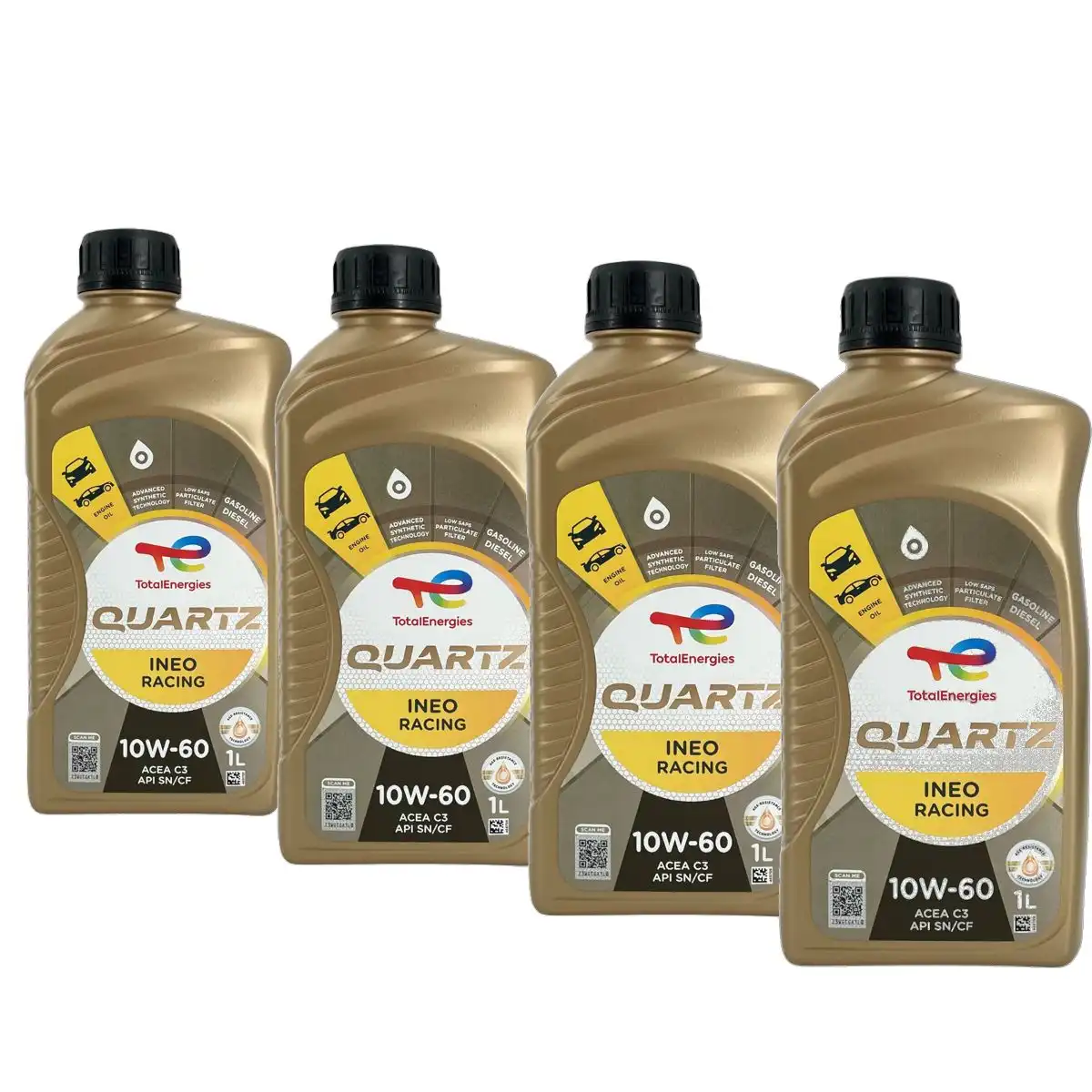 Total Quartz Ineo Racing 10W-60 4x1 Liter