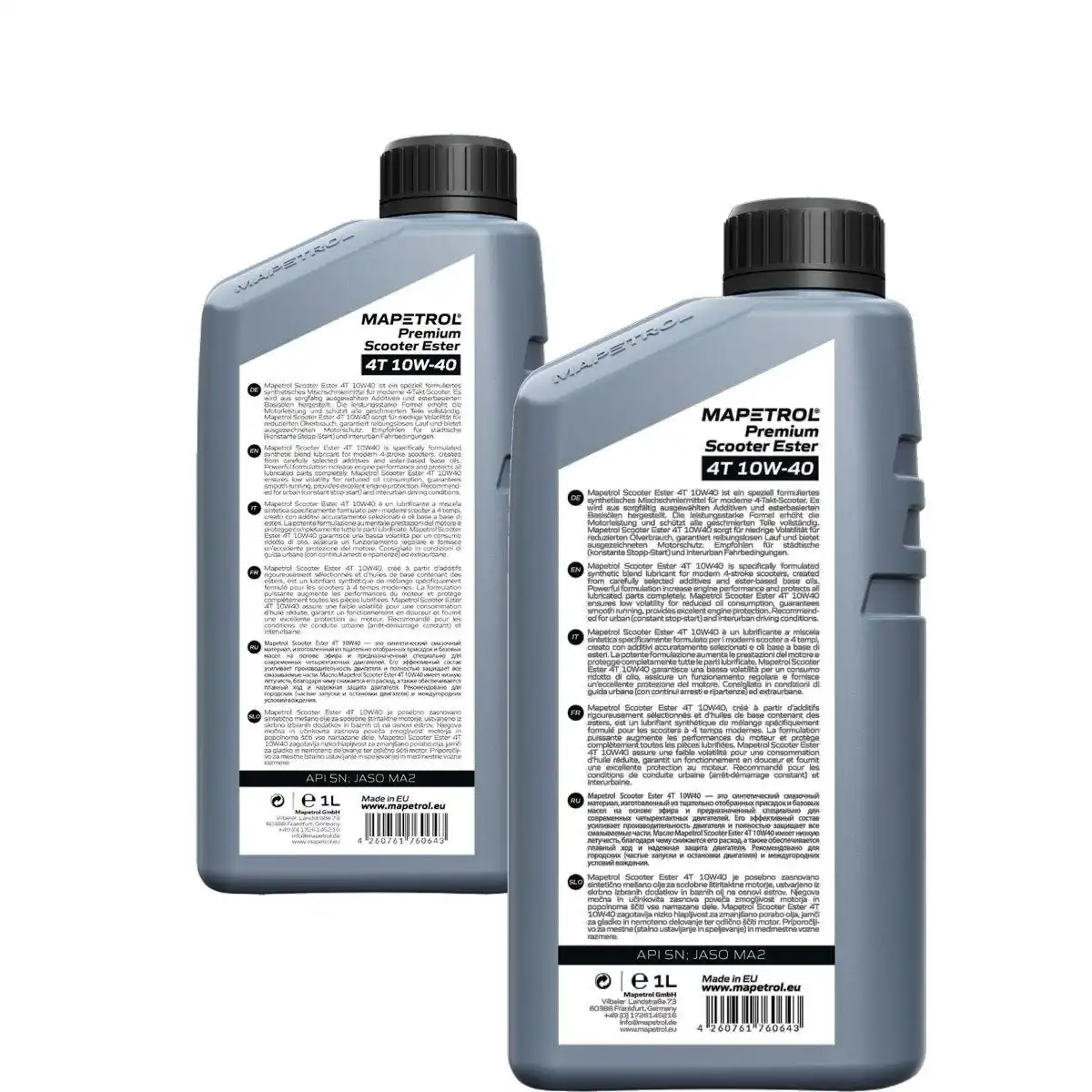 Mapetrol Premium Scooter Ester 4T 10W-40 2x1 Liter