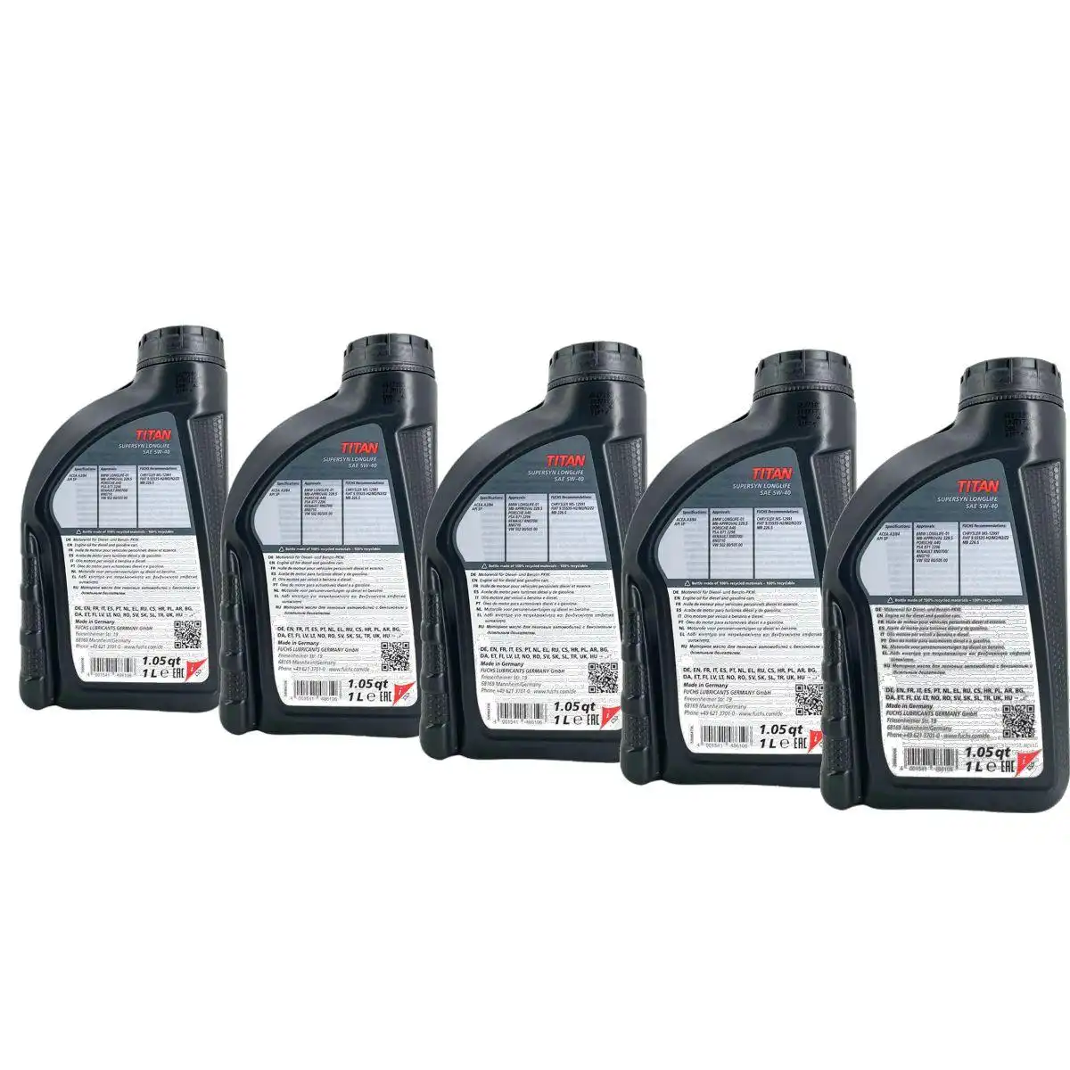 Fuchs Titan Supersyn Longlife 5W-40 5x1 Liter
