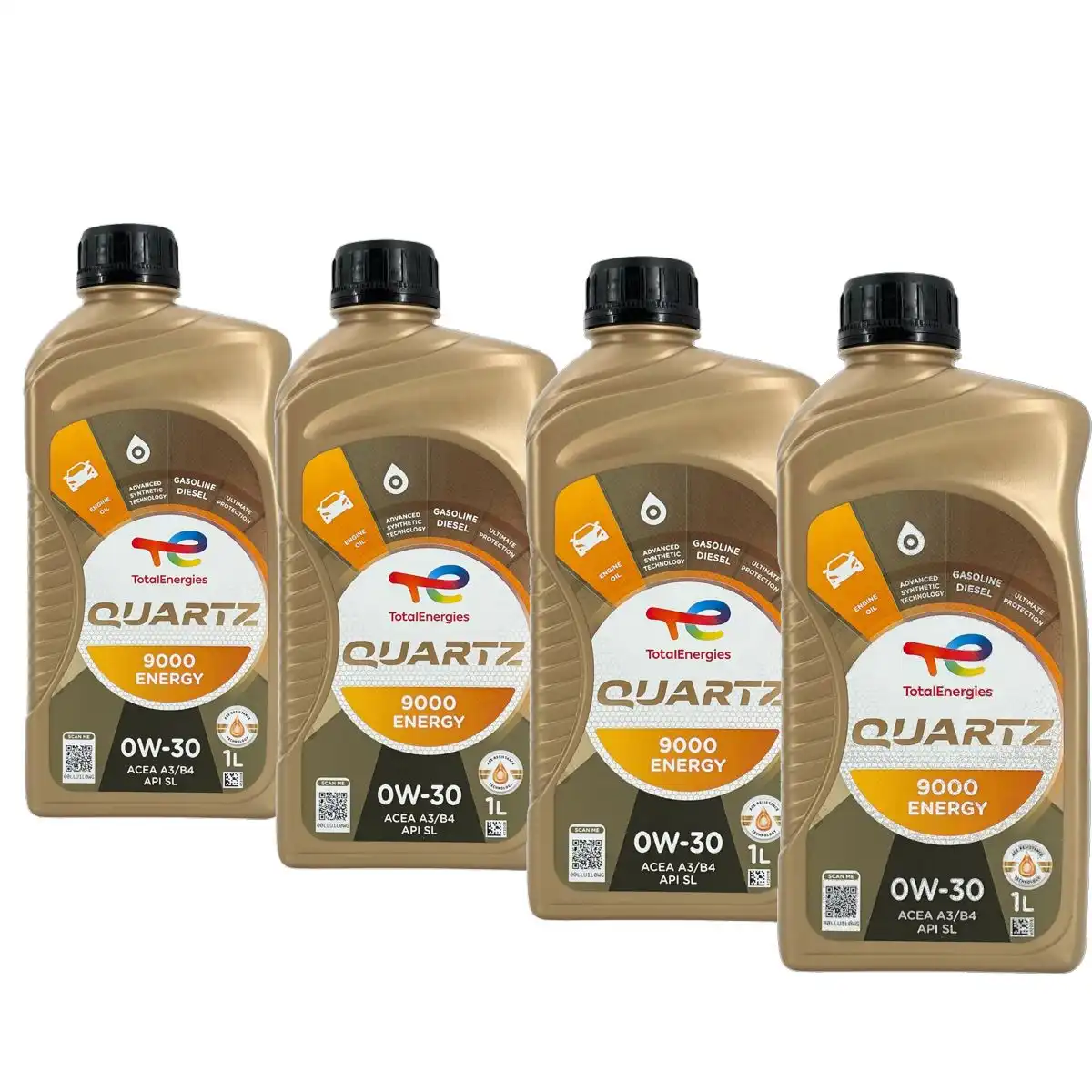Total Quartz 9000 Energy 0W-30 4x1 Liter