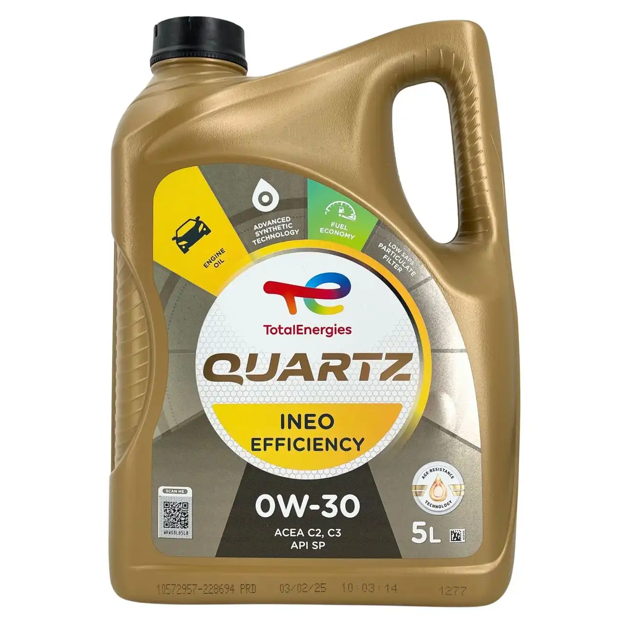 Total Quartz Ineo Efficiency 0W-30 5 Liter