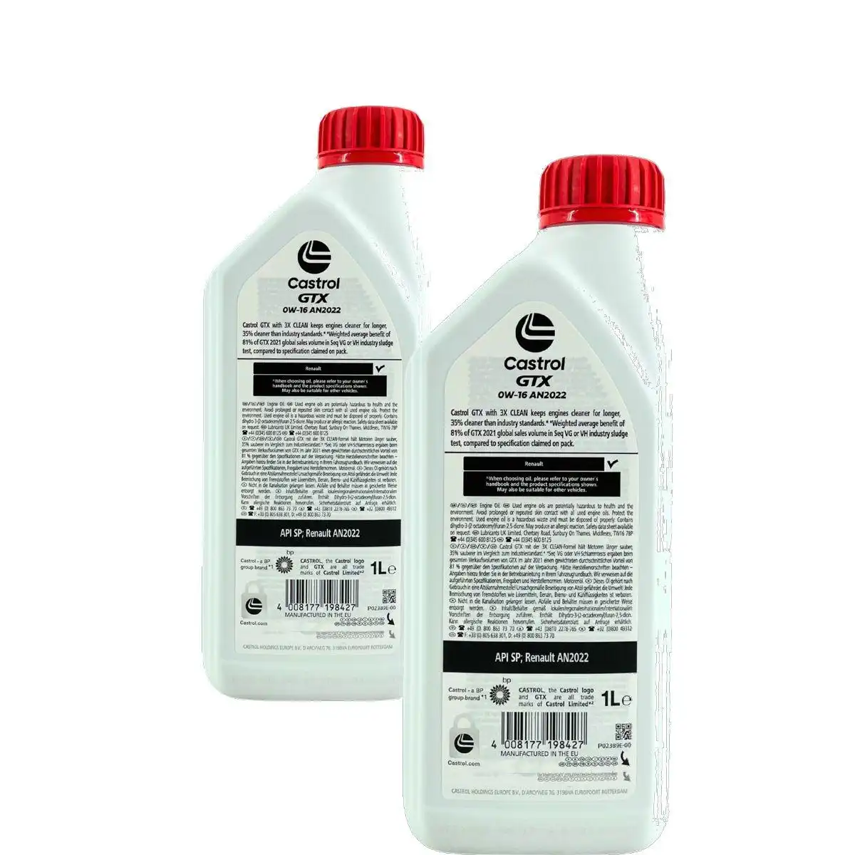 Castrol GTX 0W-16 AN2022 2x1 Liter