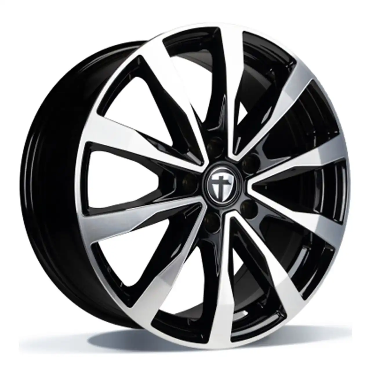 TOMASON TN28 black polished 7.5Jx18 5x108 ET45