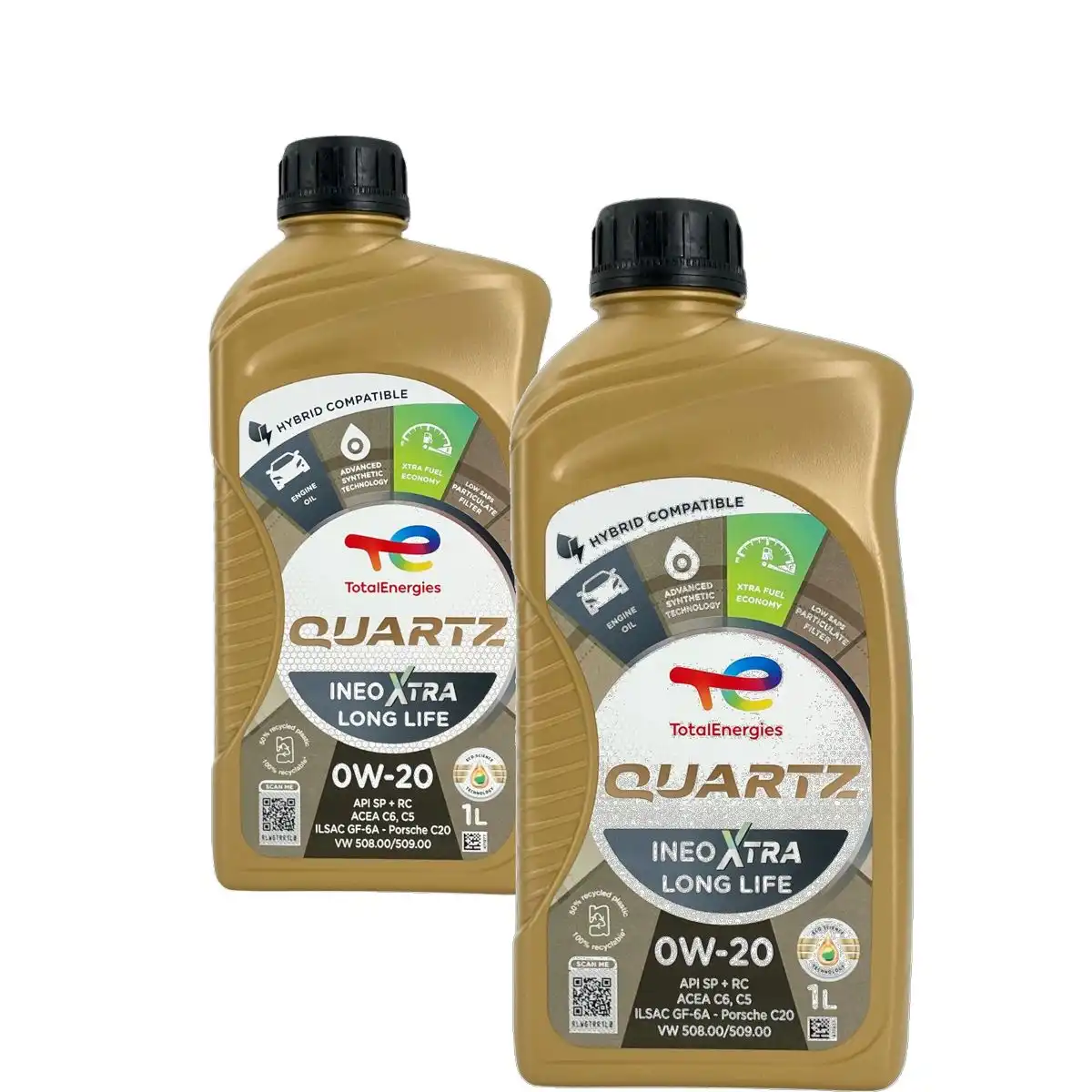 Total Quartz Ineo Xtra Longlife 0W-20 2x1 Liter