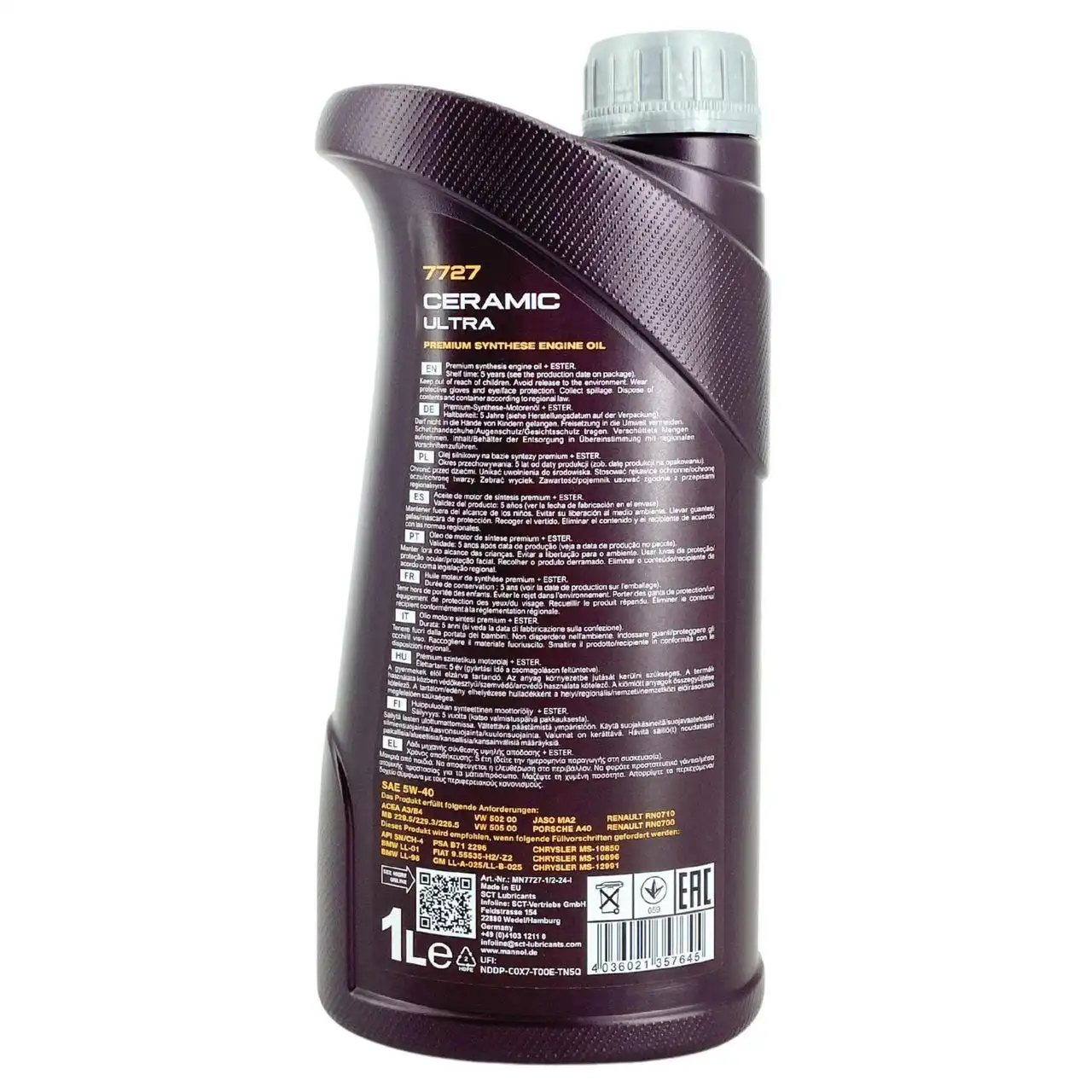 Mannol Ceramic Ultra 5W-40 1 Liter