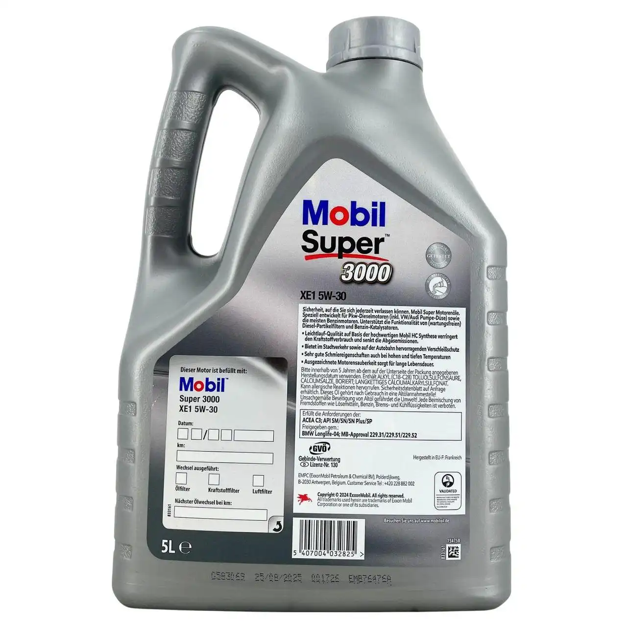 Mobil Super 3000 XE1 5W-30 5 Liter