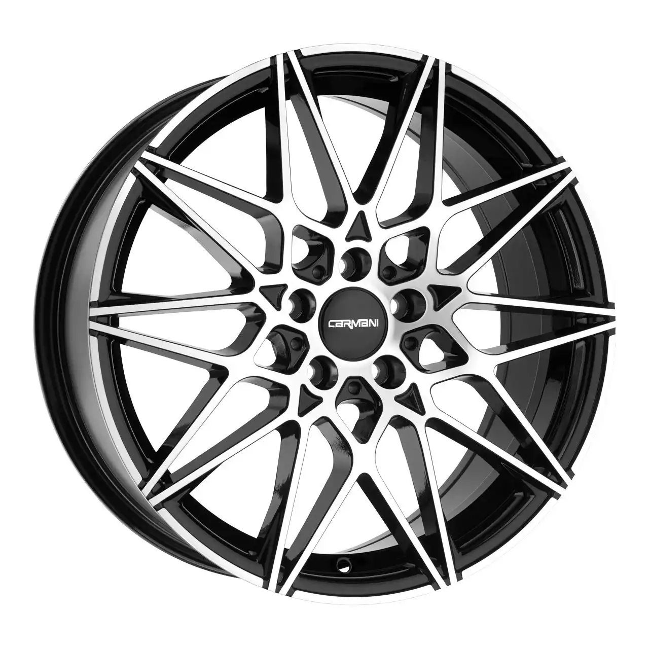CARMANI 18 KNUT black polish 8.0Jx18 5x112 ET45