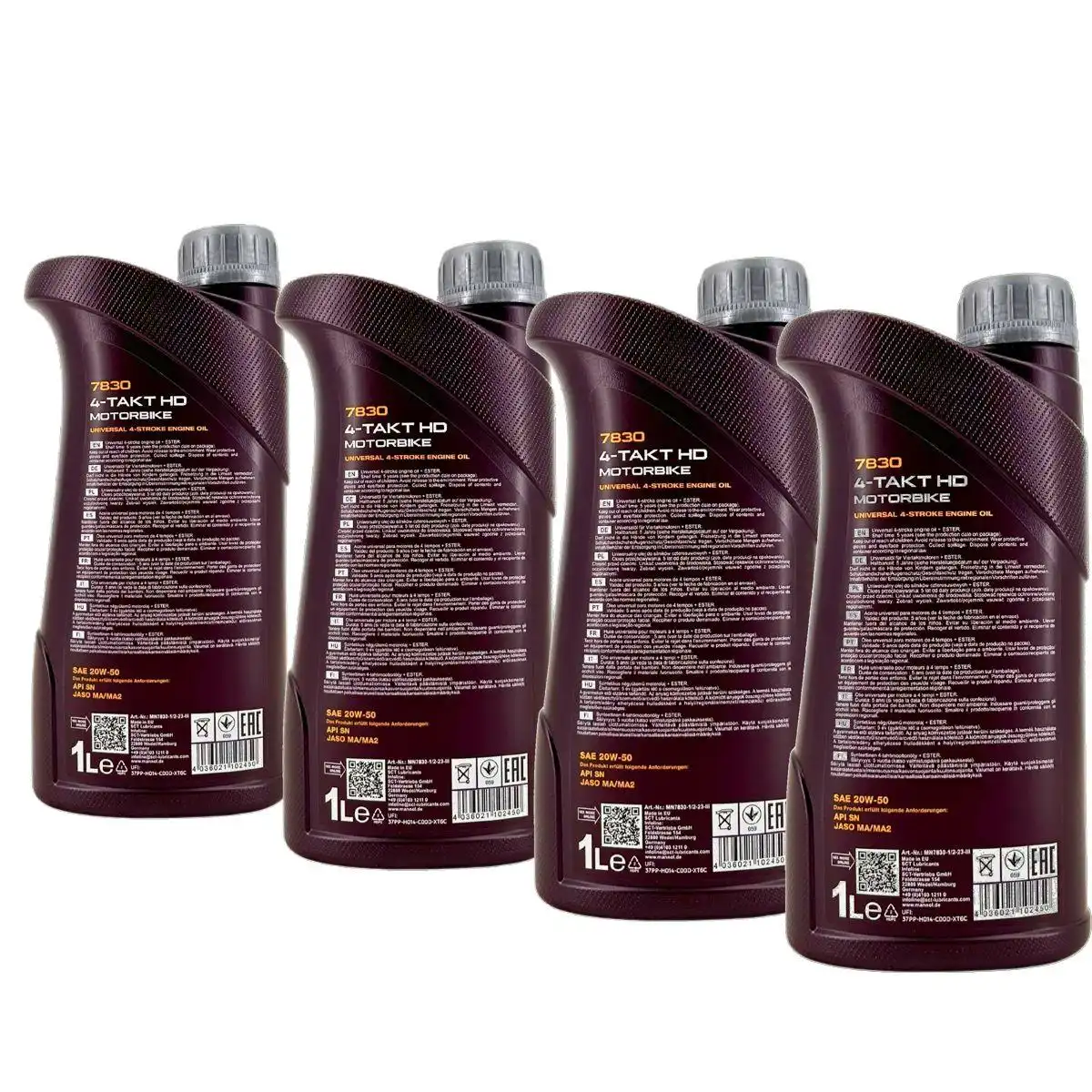 Mannol 4-Takt Motorbike HD 20W-50 4x1 Liter