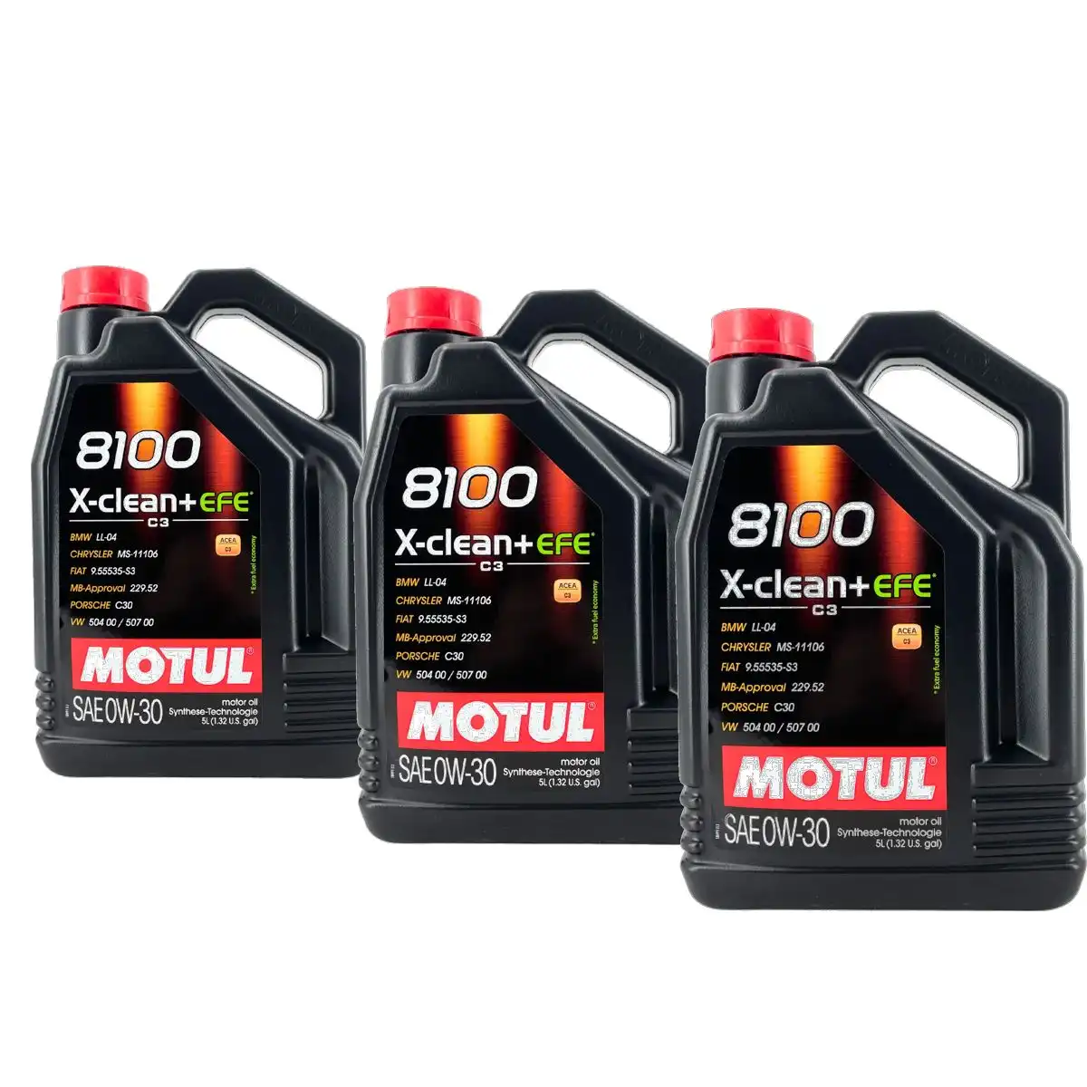 Motul 8100 X-Clean + EFE 0W-30 3x5 Liter