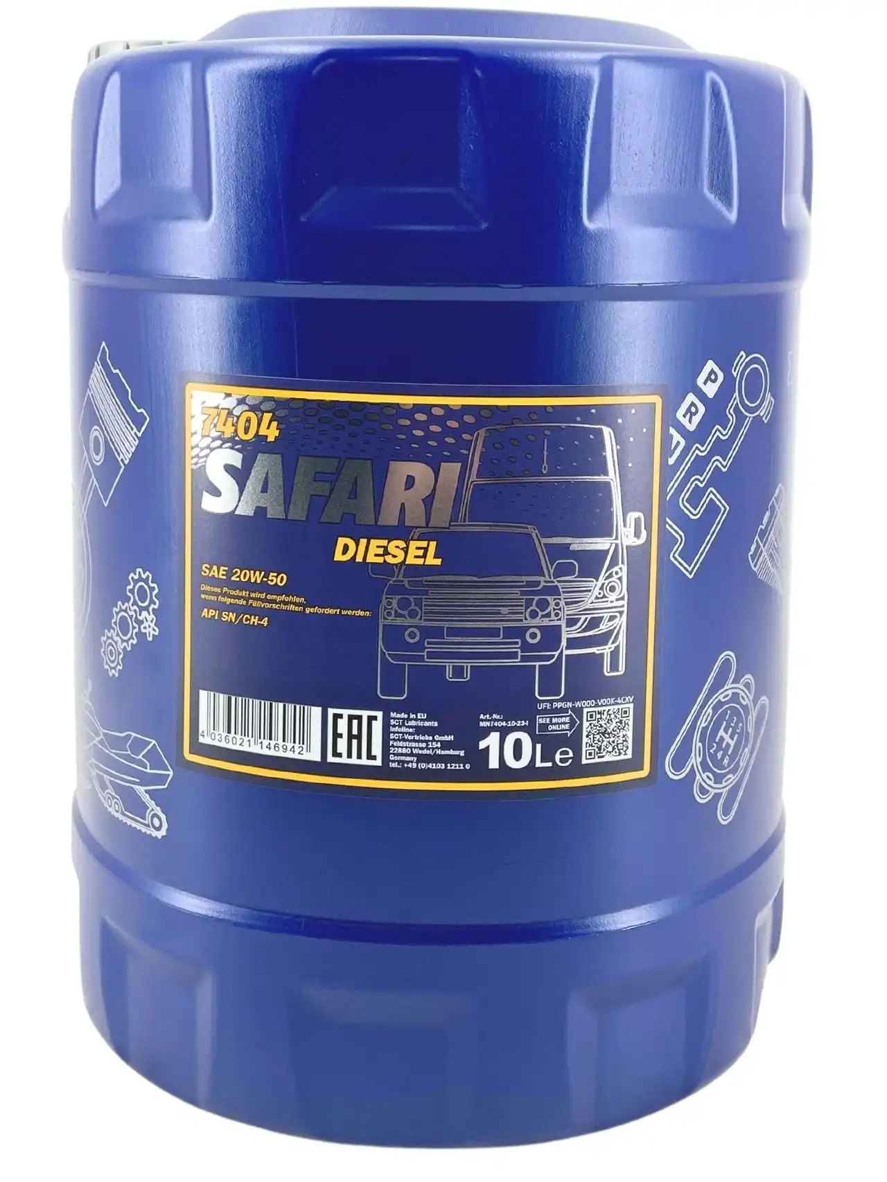 Mannol Safari 20W-50 10 Liter