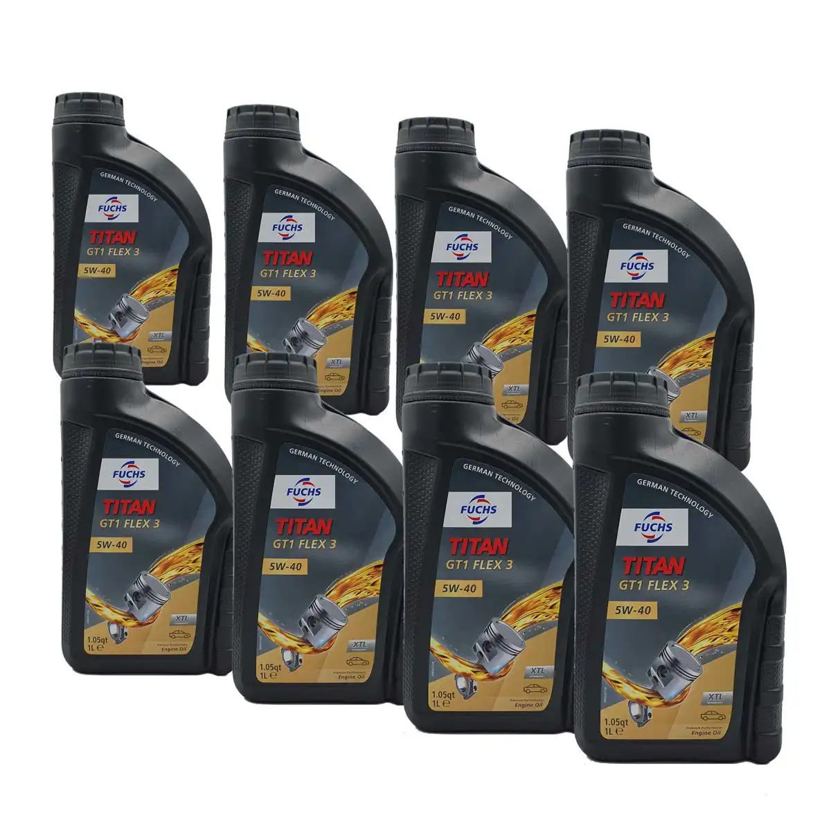 Fuchs Titan GT1 Flex 3 5W-40 8x1 Liter