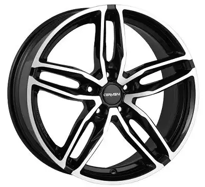 CARMANI 13 TWINMAX schwarz poliert 8.5Jx19 5x114.3 ET35