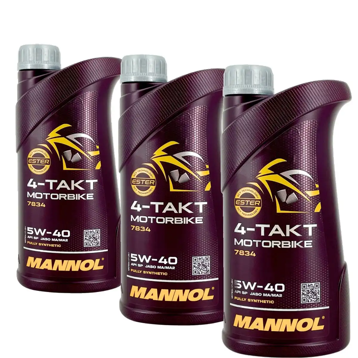Mannol 4-Takt Motorbike 5W-40 3x1 Liter