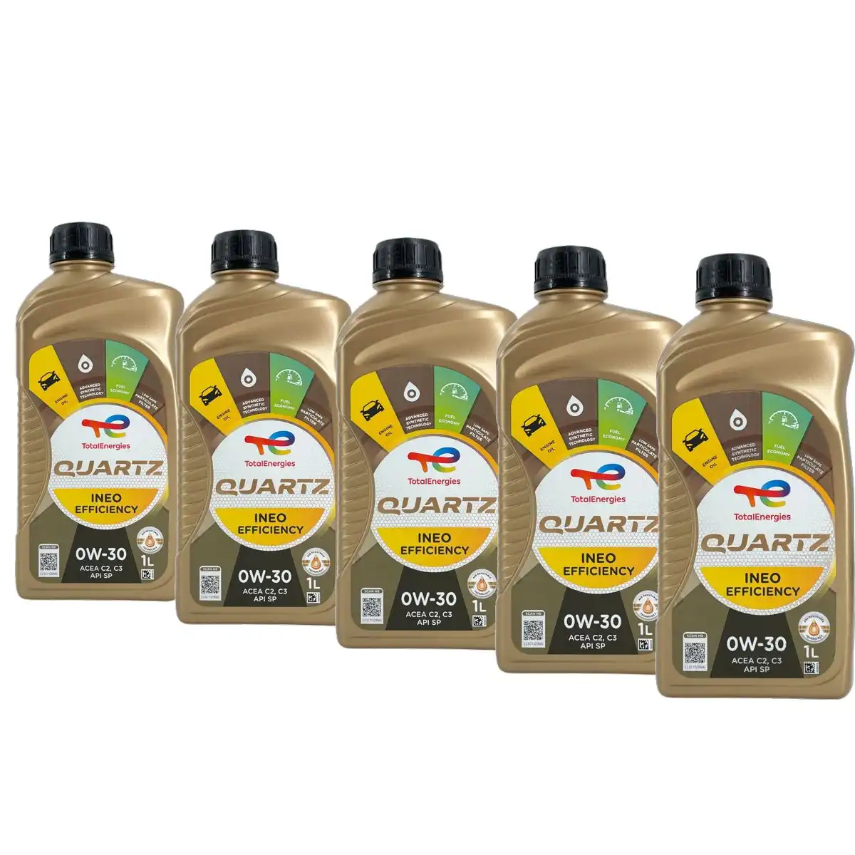 Total Quartz Ineo Efficiency 0W-30 5x1 Liter