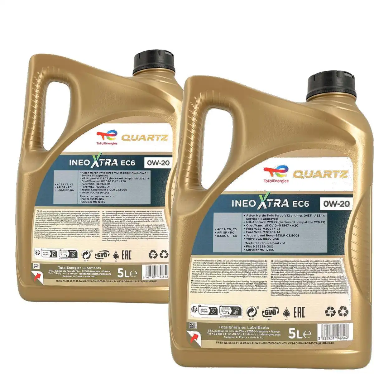 Total Quartz Ineo Xtra EC6 0W-20 2x5 Liter