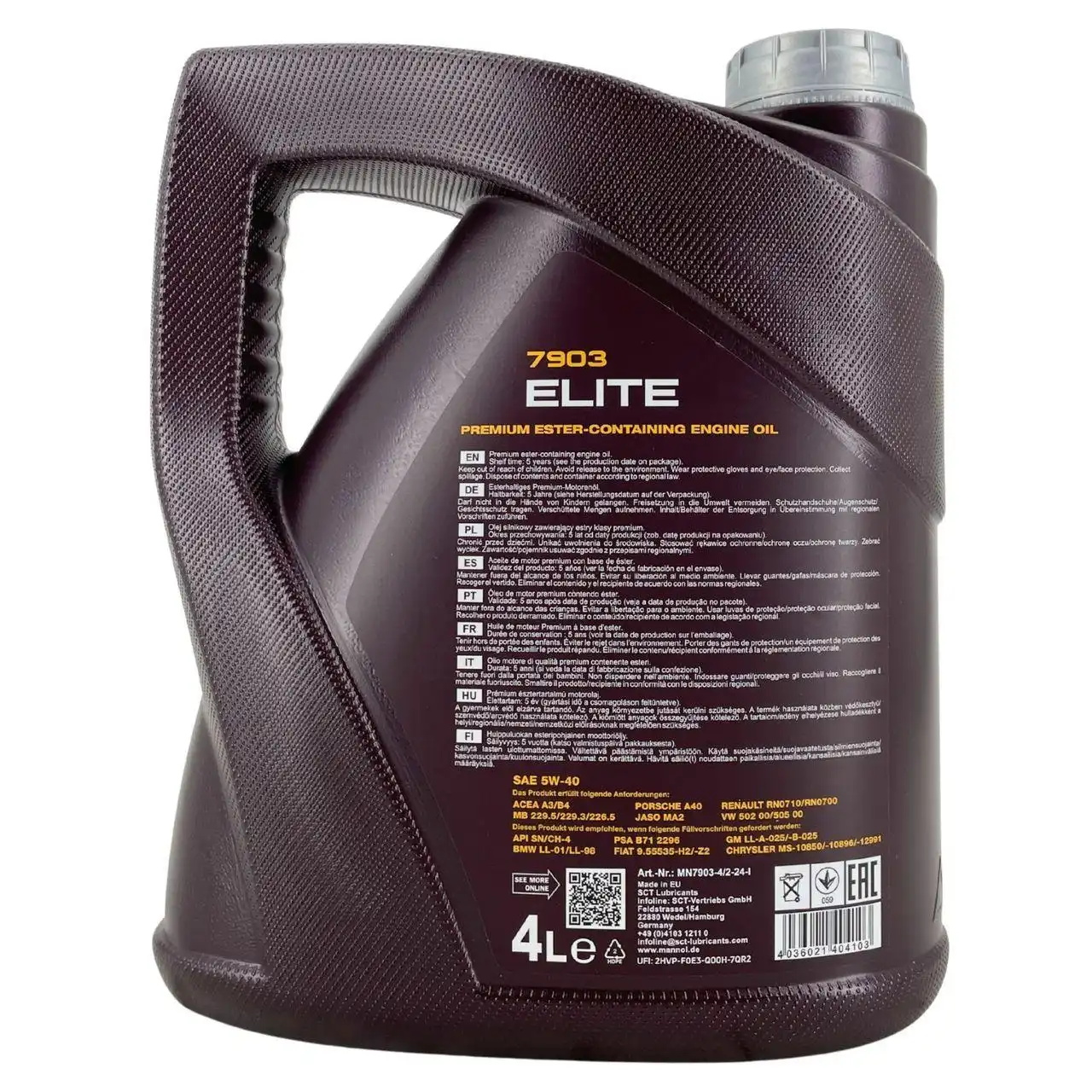 Mannol Elite 5W-40 4 Liter