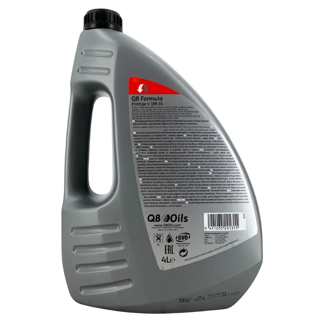 Q8 Formula Prestige V 5W-30 4 Liter