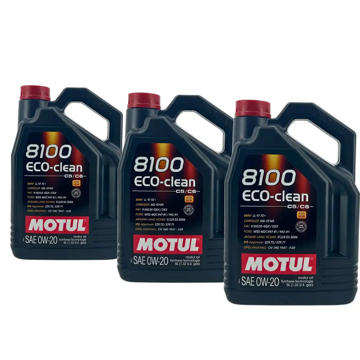 Motul 8100 Eco-clean 0W-20 3x5 Liter