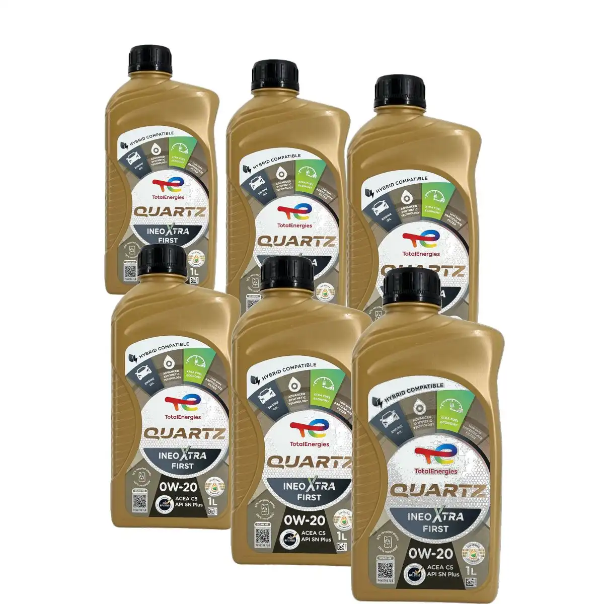 Total Quartz Ineo Xtra First 0W-20 6x1 Liter