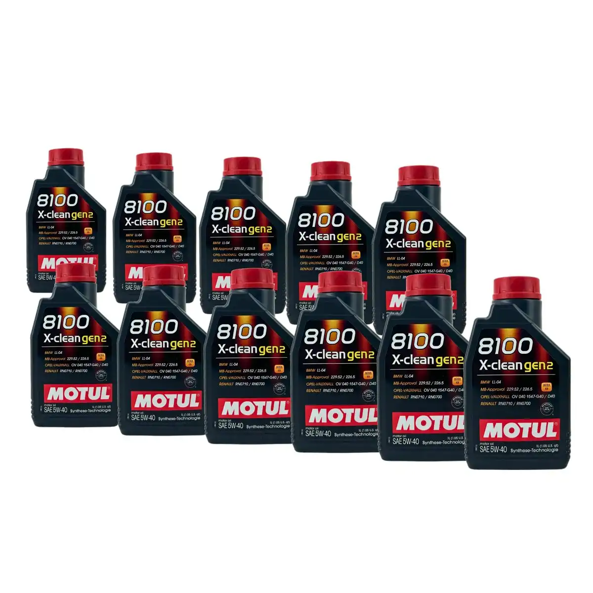 Motul 8100 X-clean GEN2 5W-40 11x1 Liter