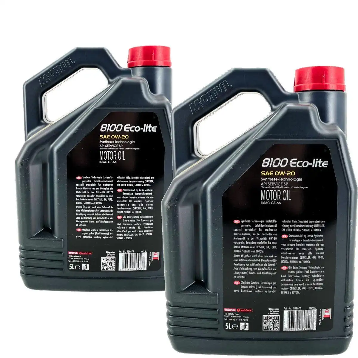 Motul 8100 Eco-Lite 0W-20 2x5 Liter