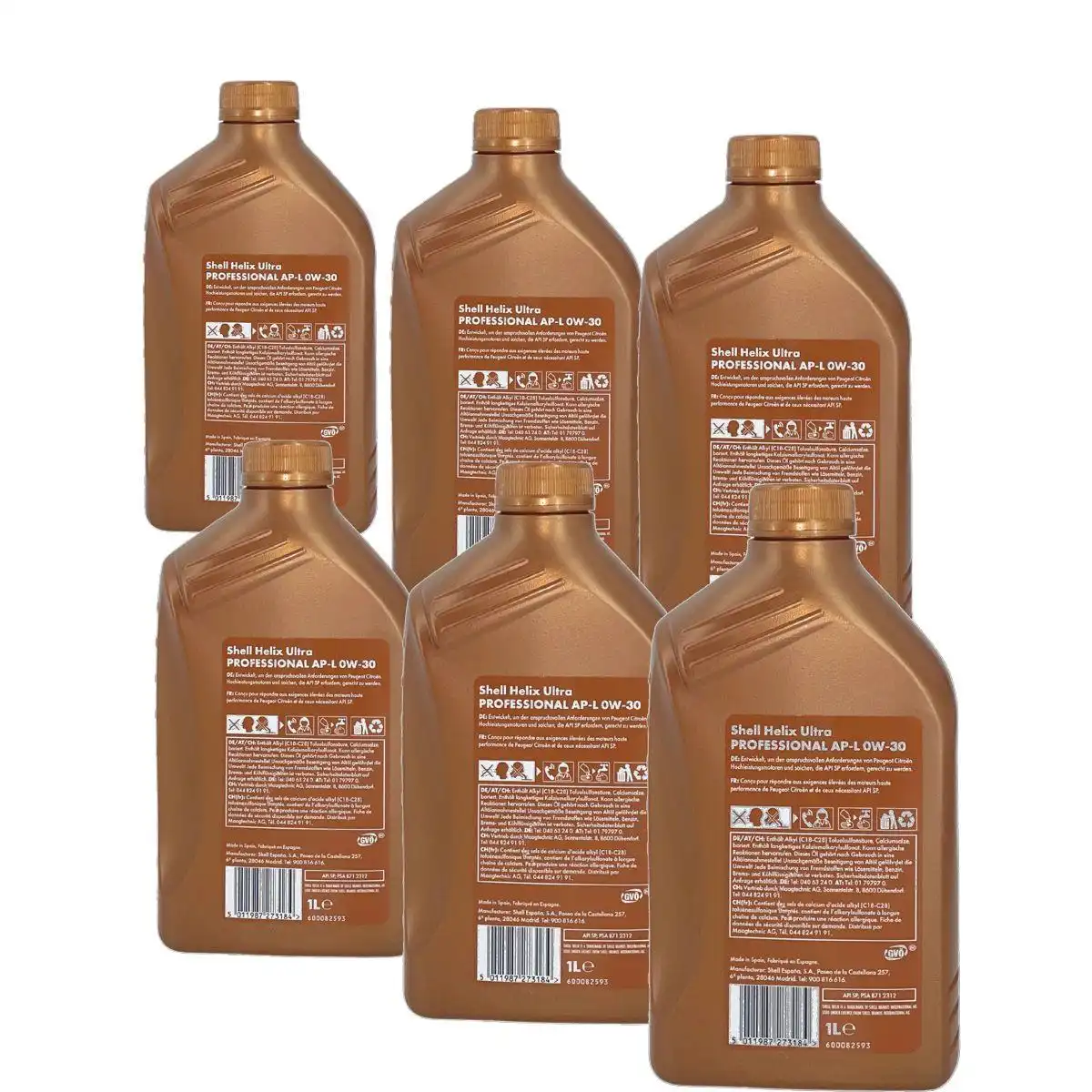 Shell Helix Ultra Professional AP-L 0W-30 6x1 Liter