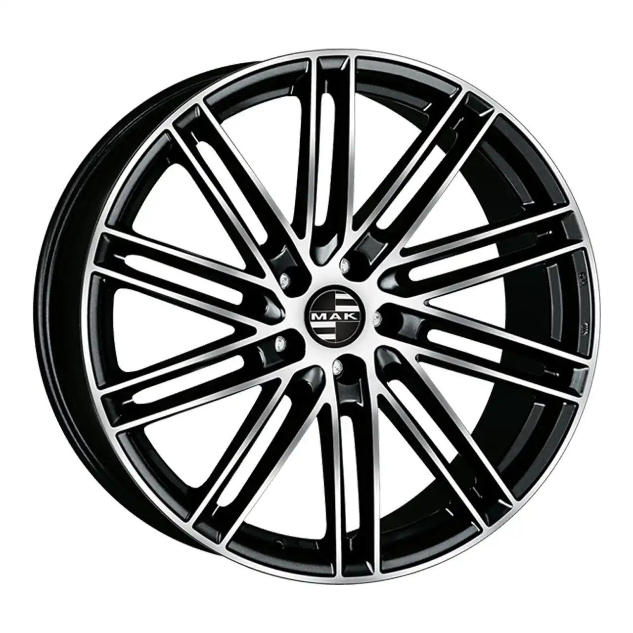 MAK LEIPZIG-D gloss black mirror ring 10.0Jx21 5x112 ET35