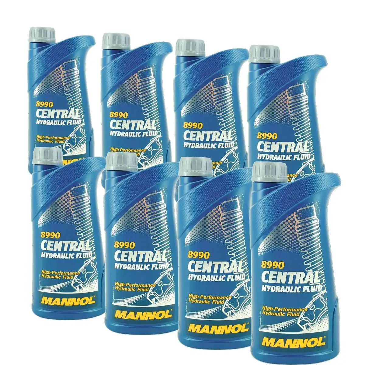 Mannol Central Hydraulic Fluid Hydrauliköl Servolenkungsöl 8x1 Liter