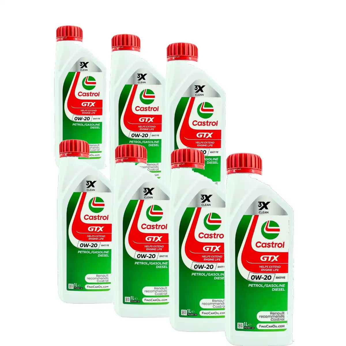 Castrol GTX 0W-20 RN17 FE 7x1 Liter