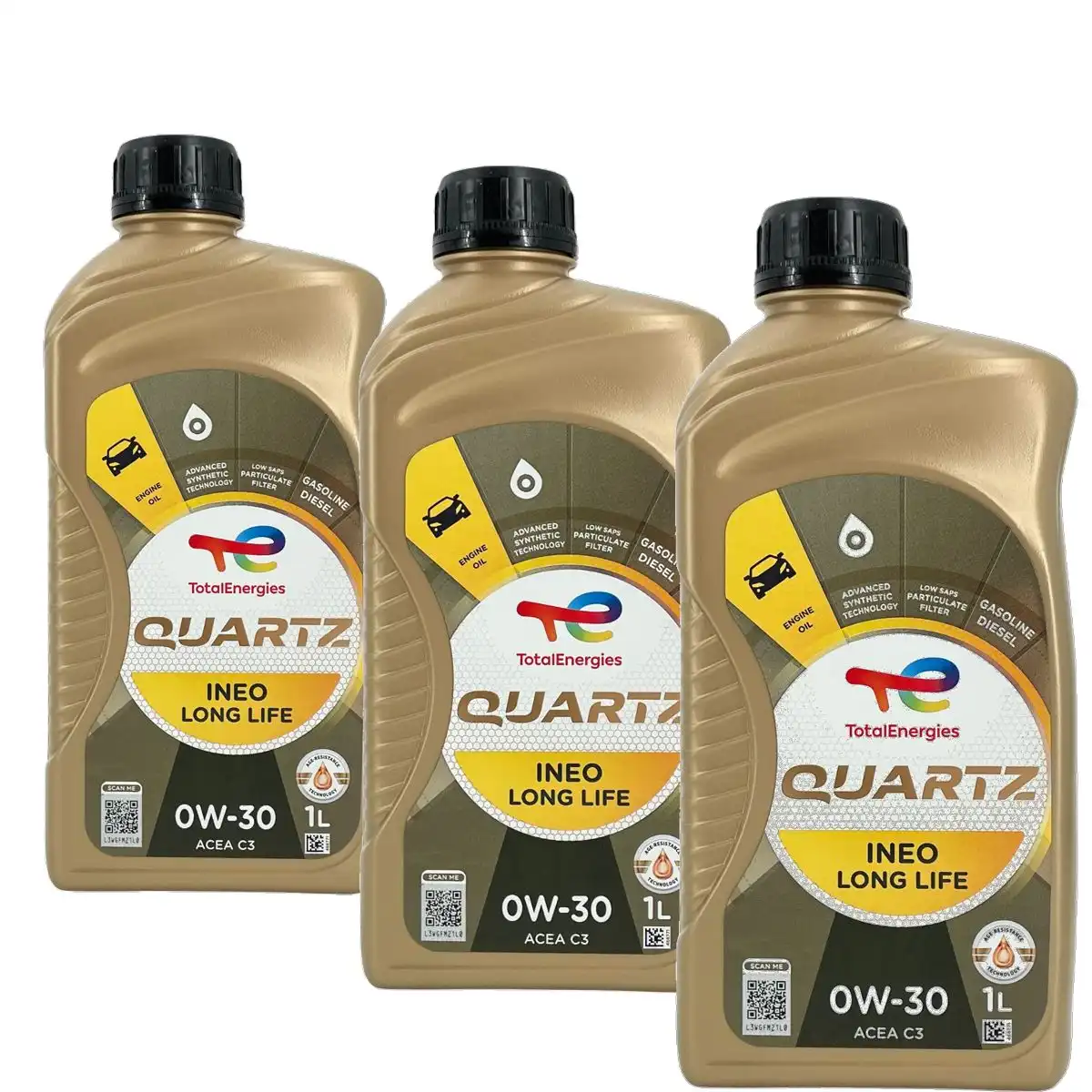 Total Quartz Ineo Long Life 0W-30 3x1 Liter