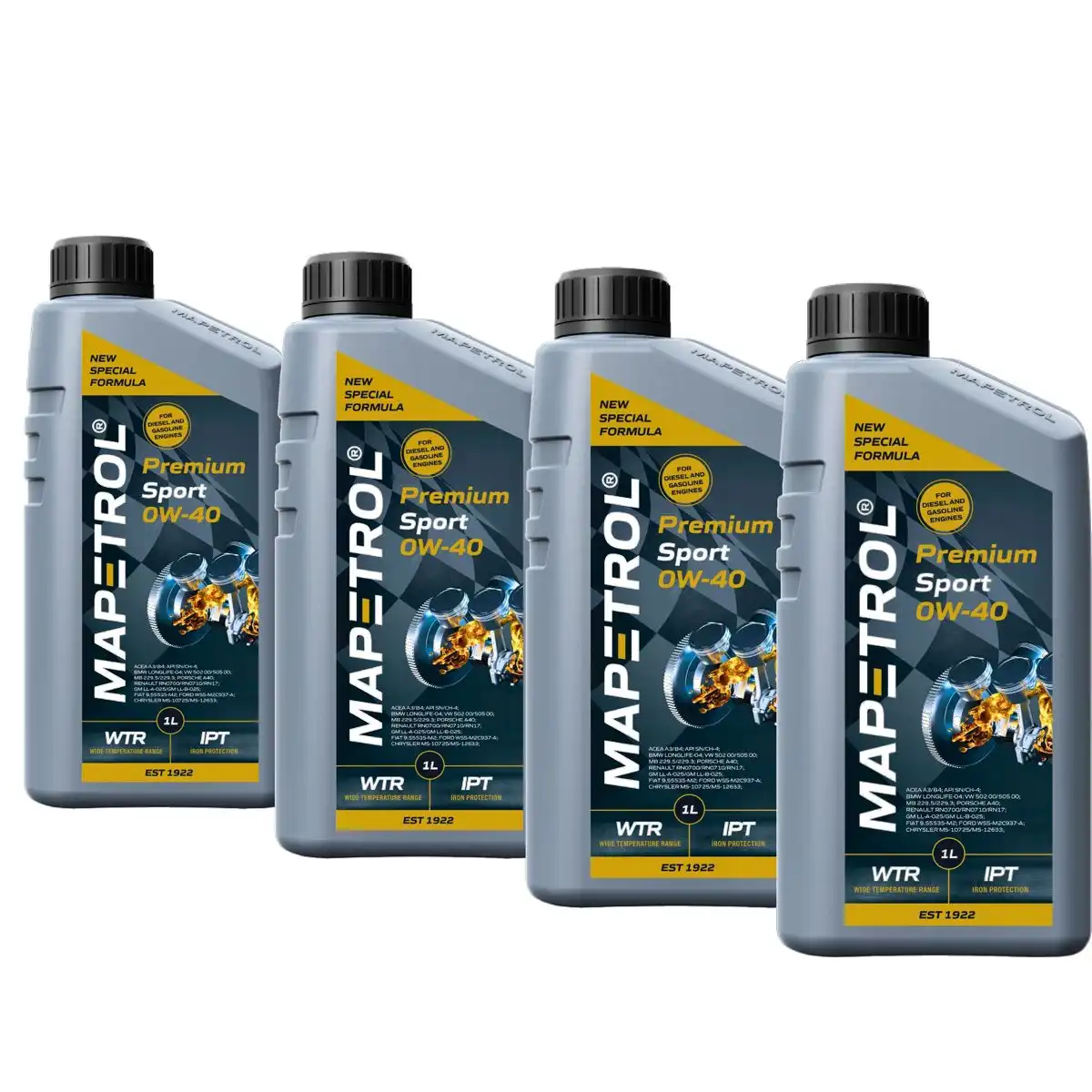 Mapetrol Premium Sport 0W-40 4x1 Liter