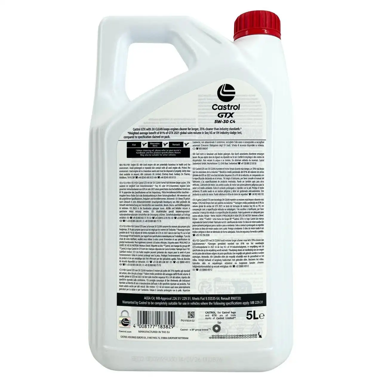 Castrol GTX 5W-30 C4 5 Liter