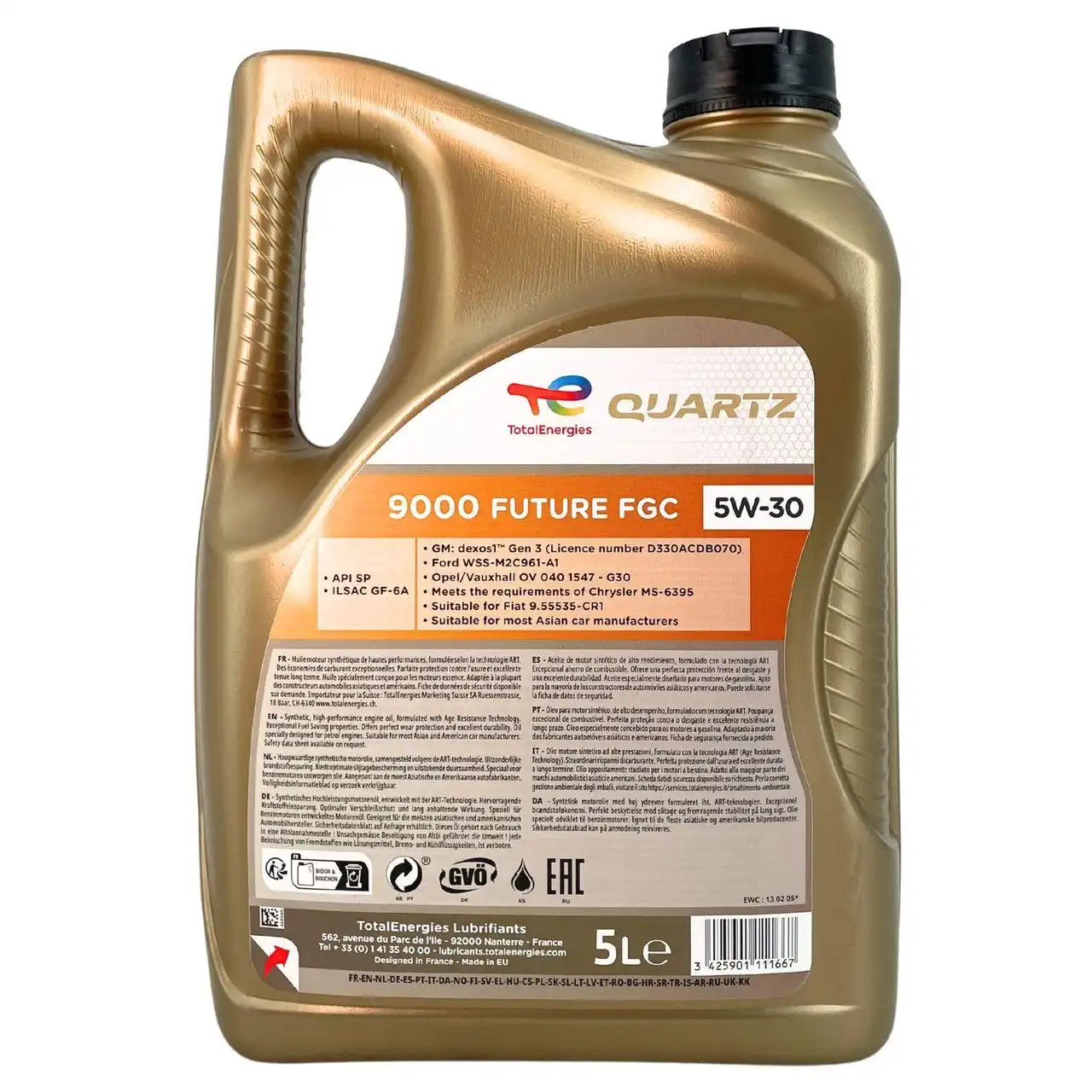 Total Quartz 9000 Future FGC 5W-30 5 Liter