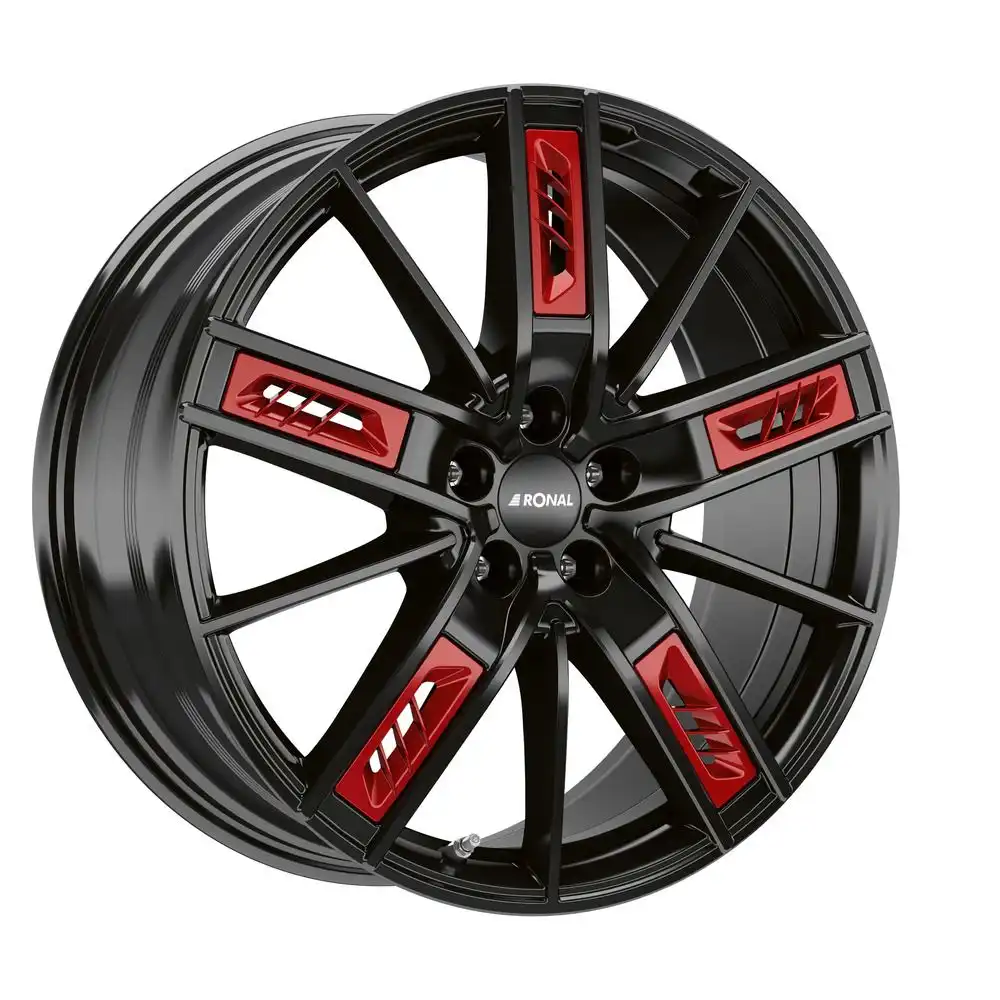 RONAL RONAL R67 RED RIGHT jetblack 8.0Jx18 5x112 ET50