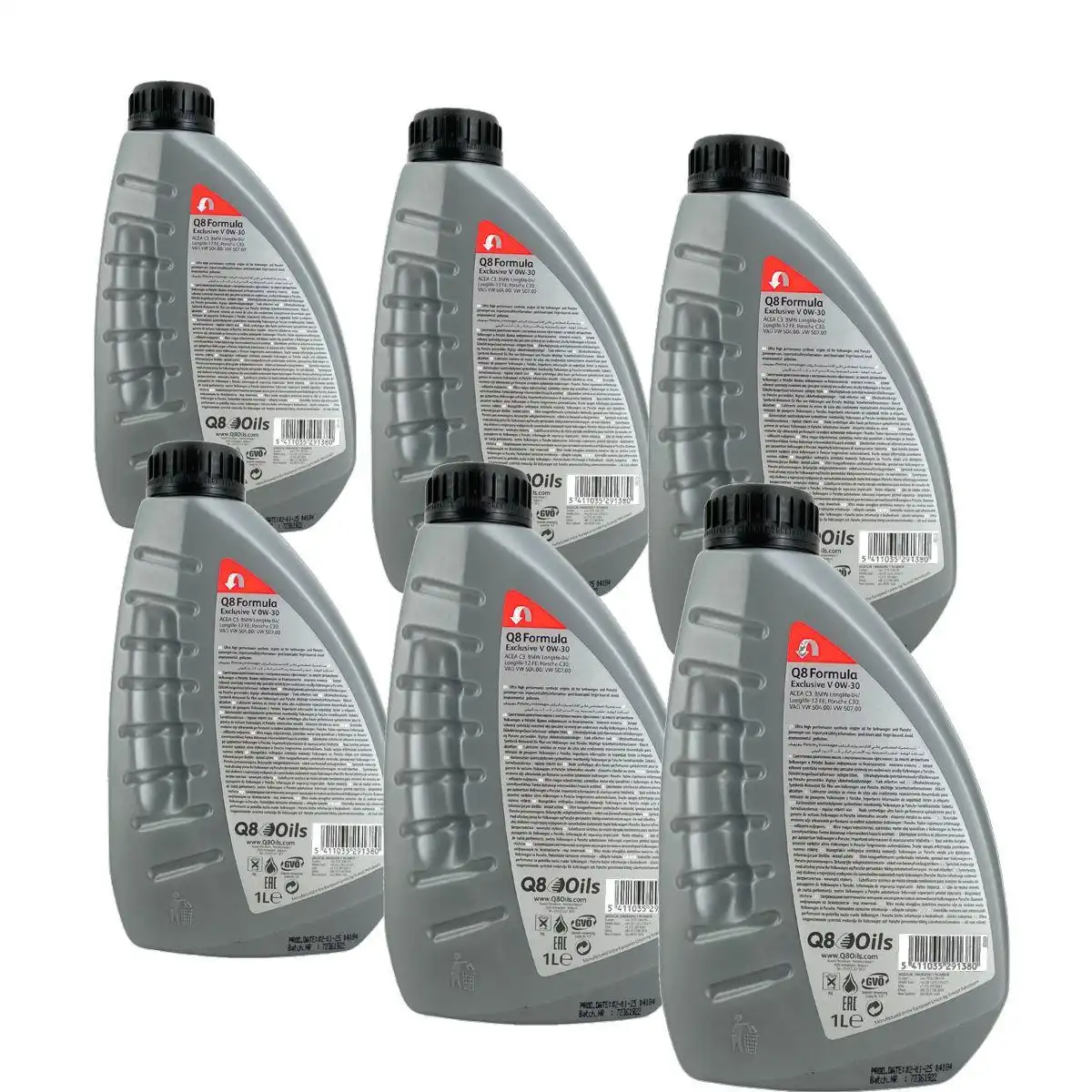 Q8 Formula Exclusive V 0W-30 6x1 Liter