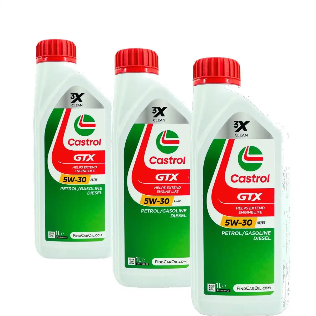 Castrol GTX 5W-30 A5/B5 3x1 Liter