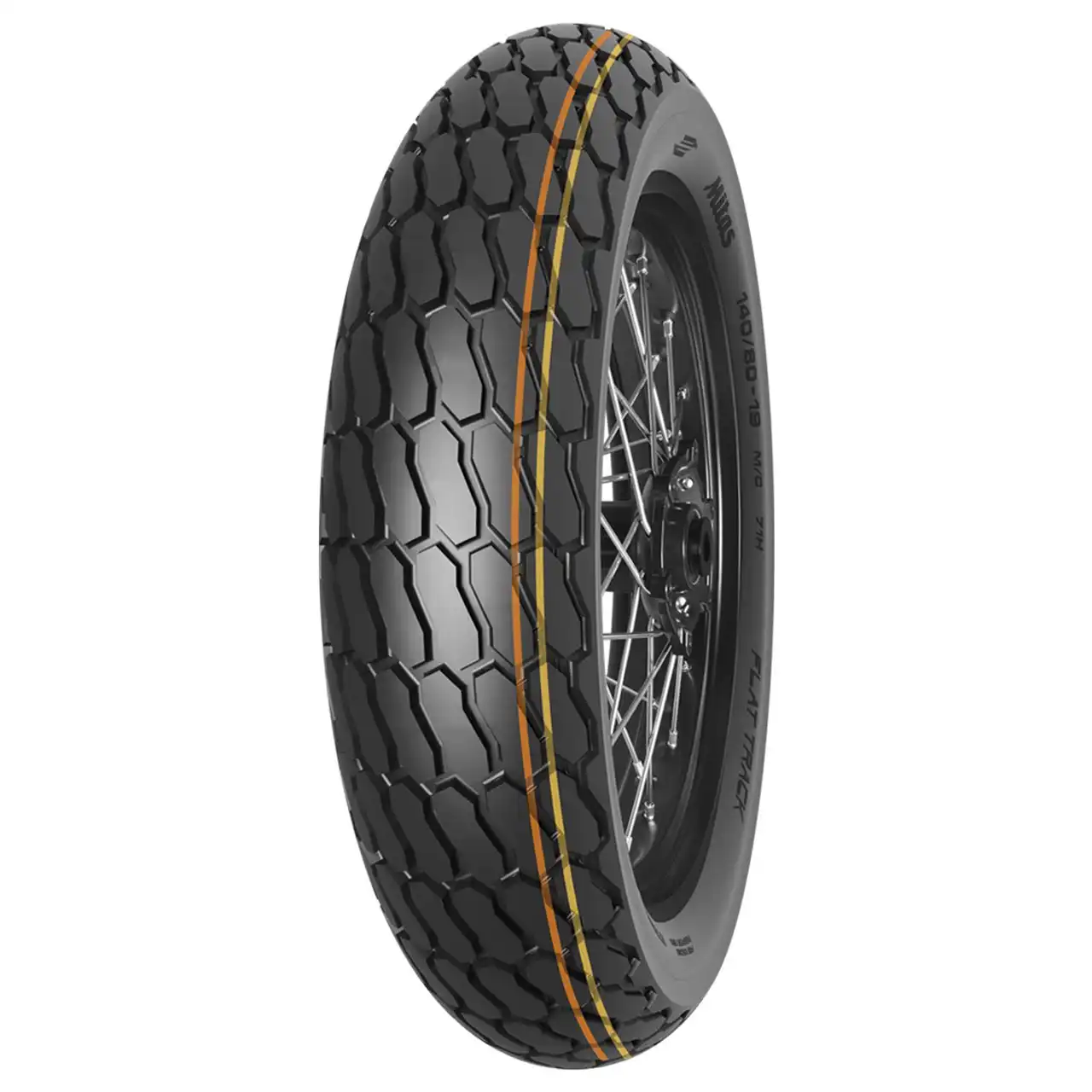 MITAS 140/80 - 19 M/C TT  FLAT TRACK SOFT (GREEN) NHS (27.5x7.5-19) (IND)