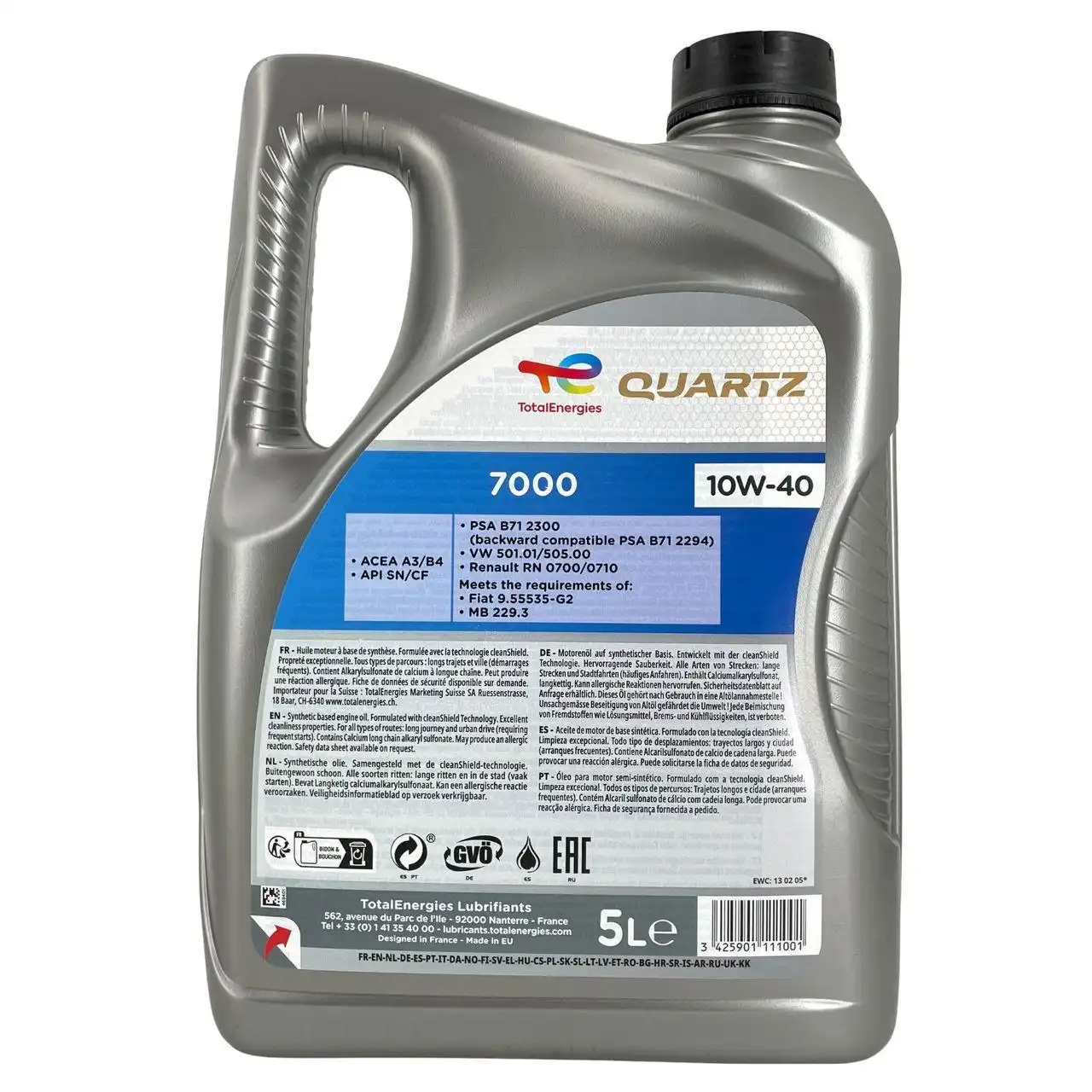 Total Quartz 7000 10W-40 5 Liter