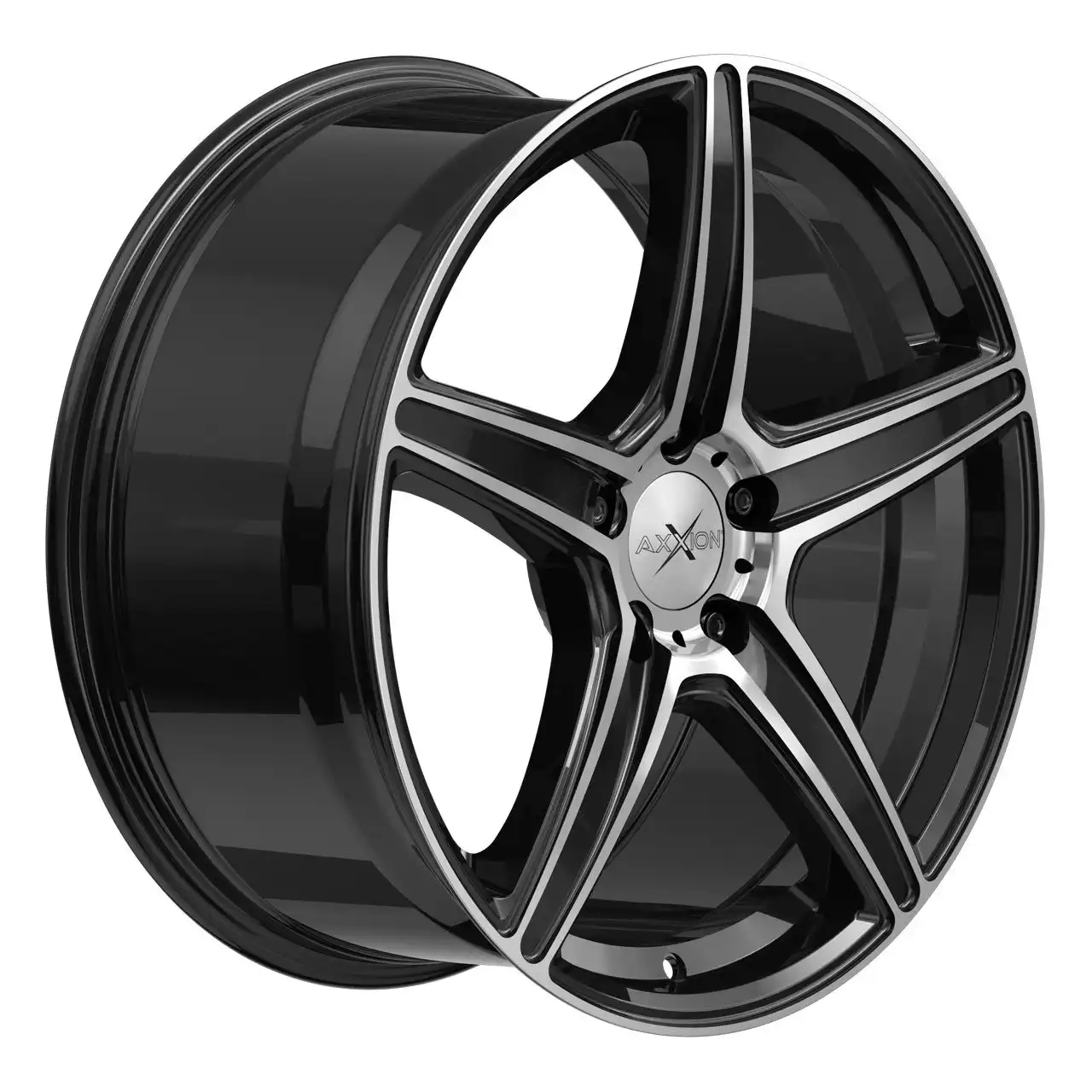 AXXION AX7 SUPER CONCAVE schwarz hochglanzpoliert 8.0Jx18 5x112 ET42