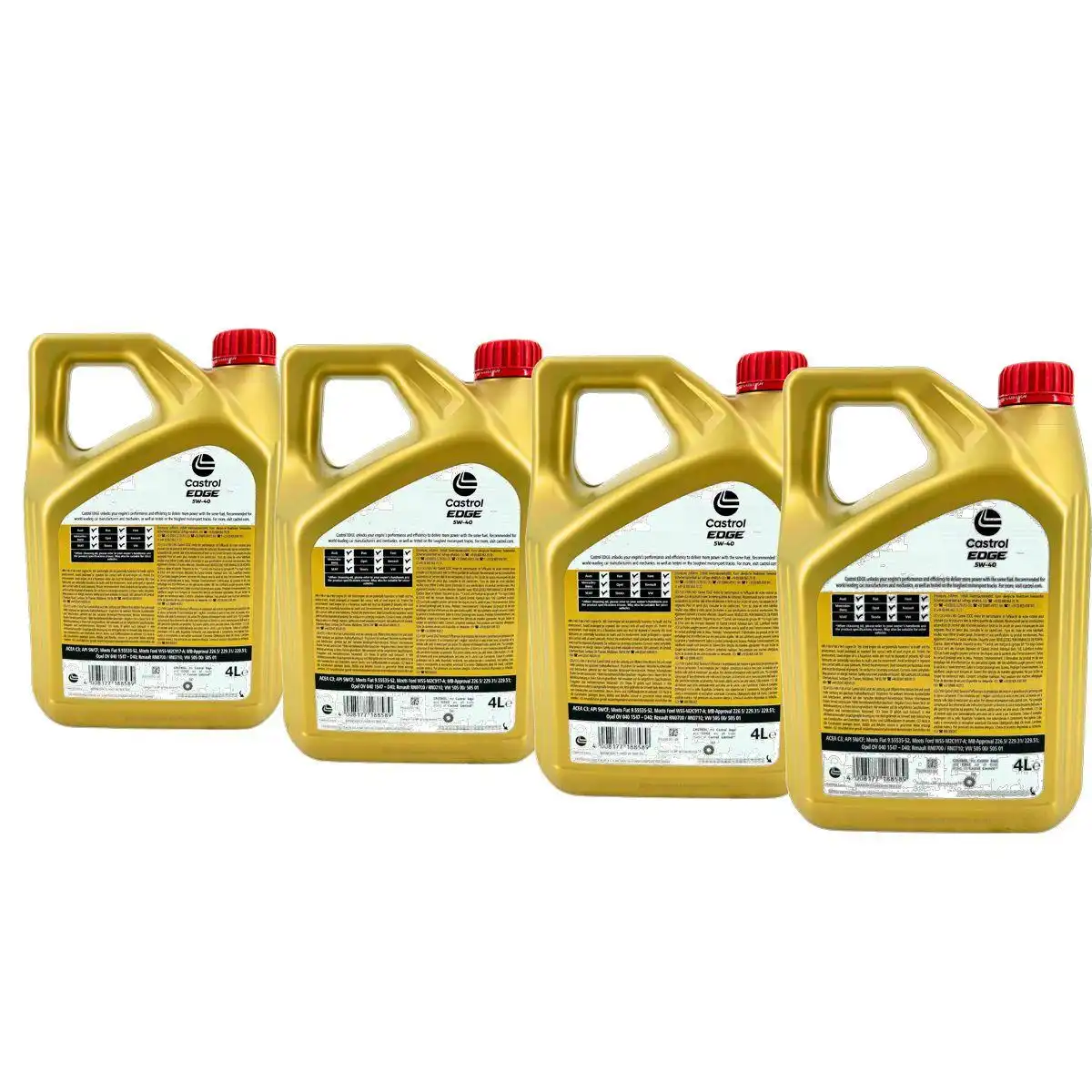 Castrol Edge Fluid Titanium 5W-40 4x4 Liter