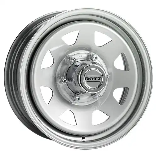 DOTZ OPKNS schwarz/silber 6.0Jx15 5x139.7 ET45