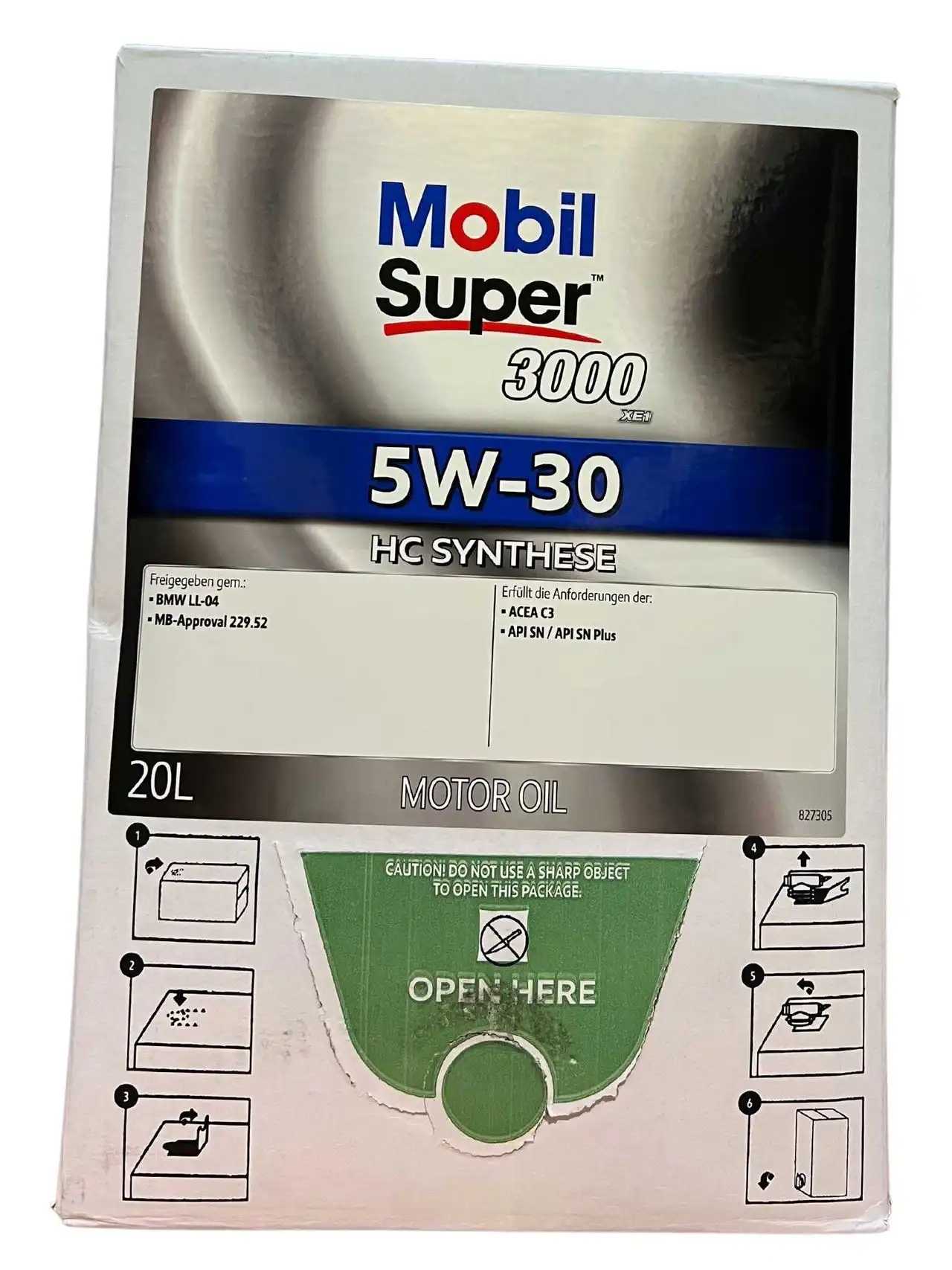 Mobil Super 3000 XE1 5W-30 20 Liter BAG-IN Box
