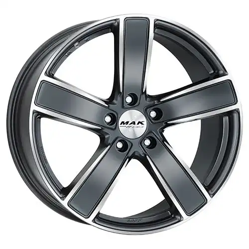 MAK TURISMO-D-FF gun metal mirror face 10.0Jx21 5x112 ET19