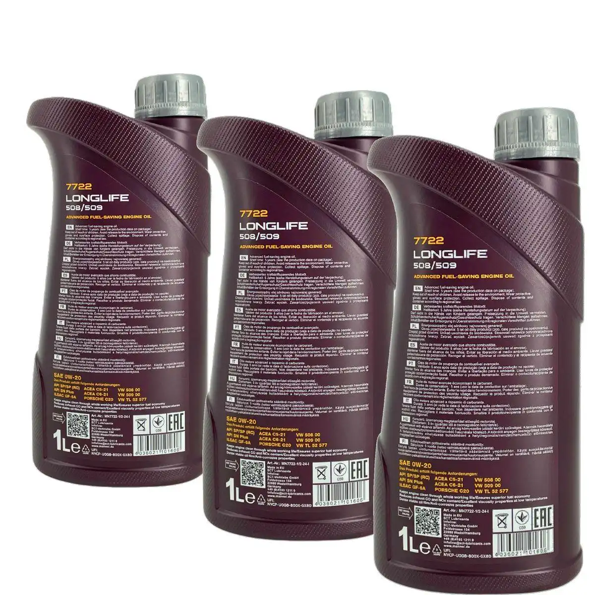Mannol Longlife 508/509 0W-20 3x1 Liter