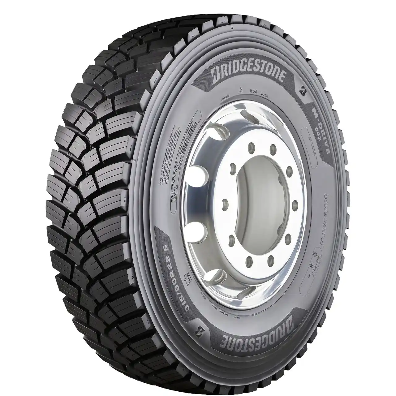BRIDGESTONE 315/80 R 22.5 TL 156/150K M-DRIVE 002 M+S 3PMSF RFID