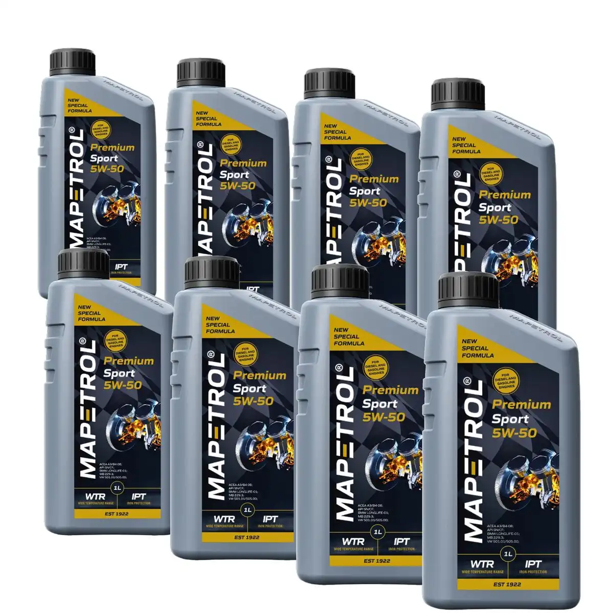 Mapetrol Premium Sport 5W-50 8x1 Liter