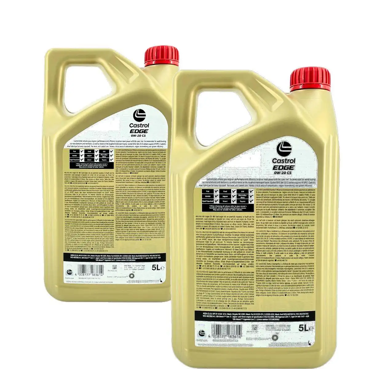 Castrol Edge 0W-20 C5 2x5 Liter