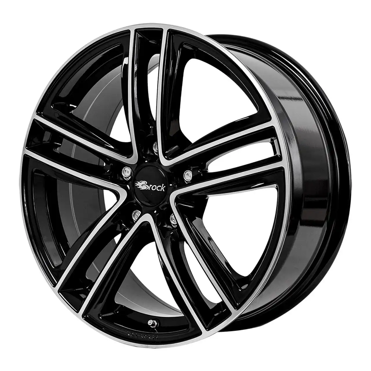 RC-DESIGN RC27 schwarz glanz voll-poliert (sgvp) 7.0Jx18 5x114.3 ET40 ...